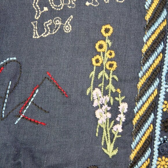 Johnny Was Linen Shirt - Picture 8 of 16